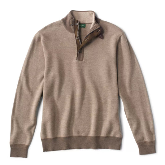 Men's Fashionable Stand Collar Jumper with Buttons | Ideal for Winter