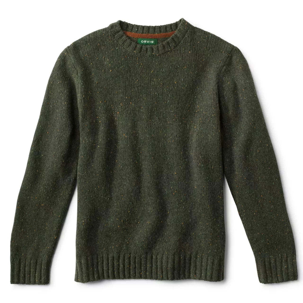 Men's Classic Crew Neck Cashmere Jumper with Timeless Donegal Style | Ideal for Winter