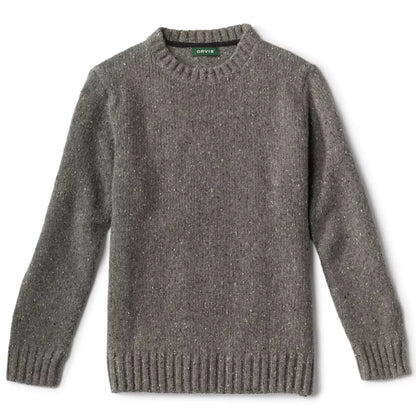 Men's Classic Crew Neck Cashmere Jumper with Timeless Donegal Style | Ideal for Winter